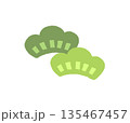 松柄のイラスト 135467457