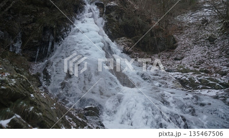 新九郎の滝氷瀑 新九郎の滝氷瀑 135467506