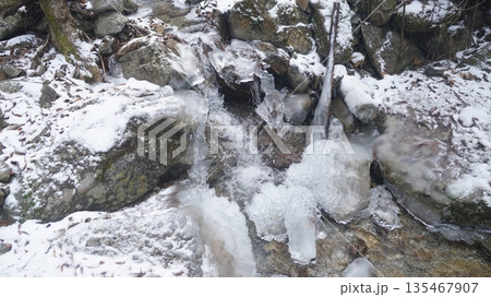 虻川の飛沫氷 135467907