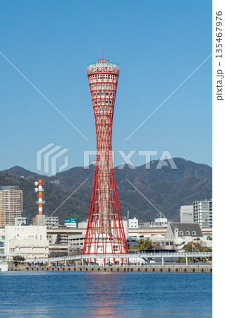 メリケンパークから見たポートタワー メリケンパークから見たポートタワー 135467976