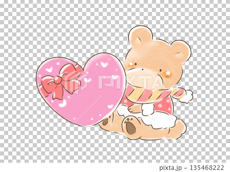 Bear and Heart Bear and Heart 135468222