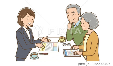 ケアマネジャーとケアプランの相談 135468707