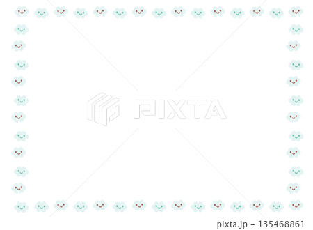 雲フレーム 135468861