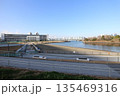 東京　有明親水海浜公園に新たに建設中の砂浜 135469316