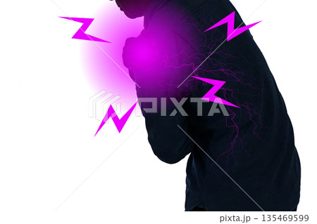 肩の痛み 五十肩 肩関節周囲炎 癒着性肩関節包炎 肩の痛み 五十肩 肩関節周囲炎 癒着性肩関節包炎 135469599