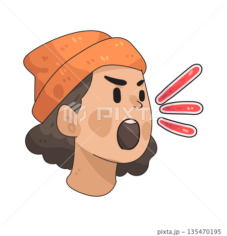 illustration of protester 135470195