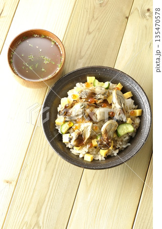 牡蠣入りちらし寿司とお吸物 牡蠣入りちらし寿司とお吸物 135470578