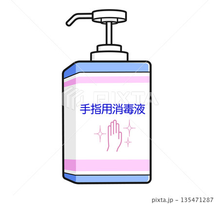 手指用消毒液 手指用消毒液 135471287