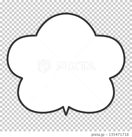 Simple hand-drawn speech bubble illustrations that can be used for titles and descriptions Simple hand-drawn speech bubble illustrations that can be used for titles and descriptions 135471718