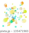 水彩の背景素材　円 135471983