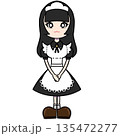 メイドさんの素材 135472277