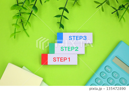 3つのステップ 3つのステップ 135472890