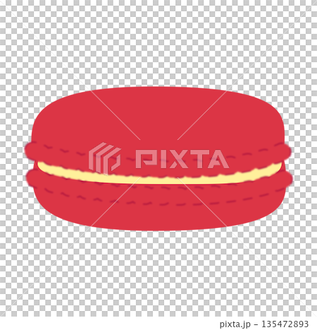 マカロン　ラズベリー 135472893