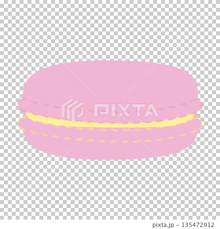 マカロン　イチゴ 135472912