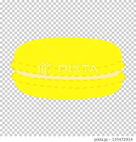 マカロン　レモン 135472914
