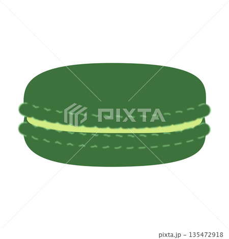 マカロン　抹茶 135472918