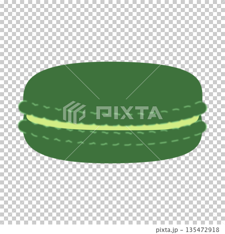 マカロン　抹茶 135472918