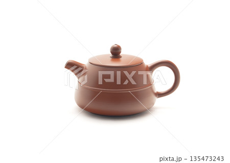 烏龍茶用、工夫茶用の朱泥茶壺 Vermilion teapot for oolong tea  135473243