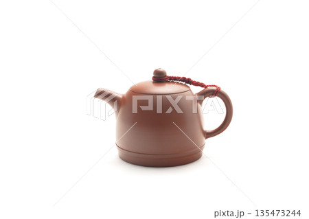 烏龍茶用、工夫茶用の朱泥茶壺 Vermilion teapot for oolong tea  135473244