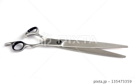 pair of scissors in studio 135473359
