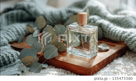 ボタニカルな香水瓶 135473380