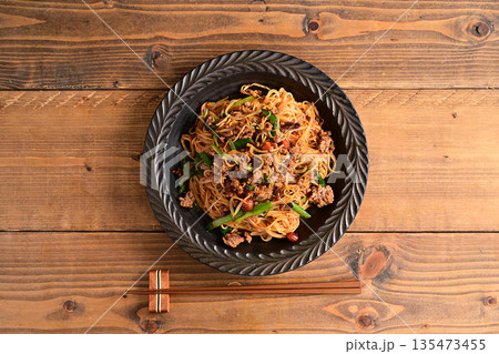 海老油辛焼きそば 135473455