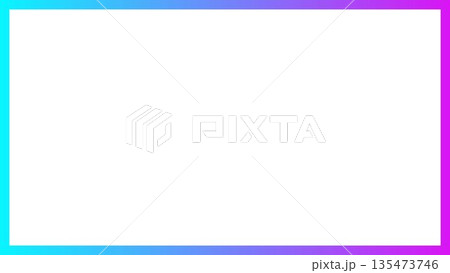 Modern Rectangular Border Set: Vibrant Cyan and Purple Gradient Frame, Minimalist Thin Line Edge Graphic for Tech Presentations and Web Design Layouts Modern Rectangular Border Set: Vibrant Cyan and Purple Gradient Frame, Minimalist Thin Line Edge Graphic for Tech Presentations and Web Design Layouts 135473746