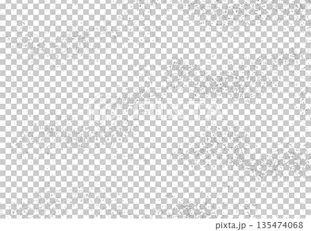 伝統ある和風のキリヌキ素材、銀砂子の雲 伝統ある和風のキリヌキ素材、銀砂子の雲 135474068