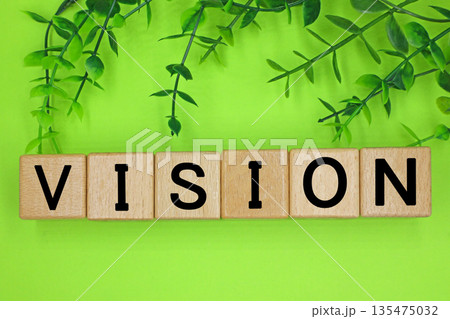 Visionと書かれたブロック Visionと書かれたブロック 135475032
