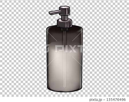 Refillable bottle with contents 135476496