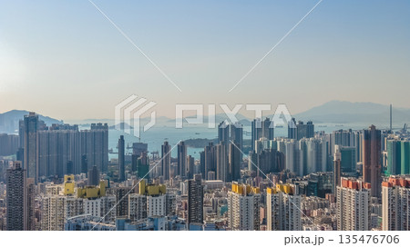 Jan 9 2026 Bustling Streets of Sham Shui Po District in Hong Kong 135476706
