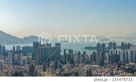 Jan 9 2026 Bustling Streets of Sham Shui Po District in Hong Kong 135476711