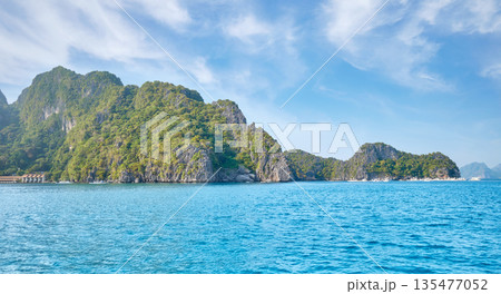 The picturesque landscape of the islands in the Philippines. 135477052