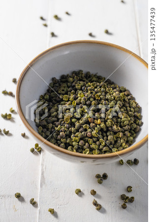 Spices: Sichuan peppercorns 135477439