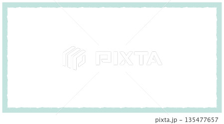手描きの可愛いフレーム・枠　四角形　 135477657