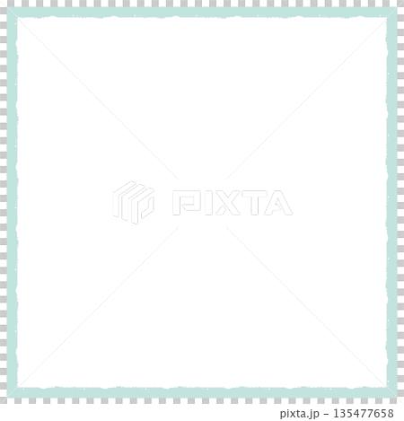 Hand-drawn cute frame/border - square Hand-drawn cute frame/border - square 135477658