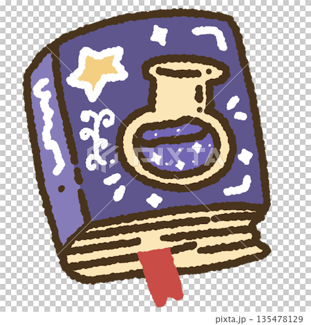Magic Book with Potion (Spell Book) 135478129