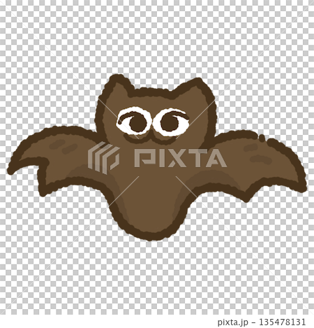 Cute Bat Illustration Cute Bat Illustration 135478131