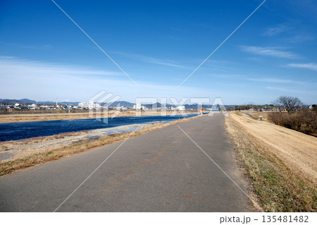 岐阜県可児市_土田付近木曽川10_2025年3月 岐阜県可児市_土田付近木曽川10_2025年3月 135481482