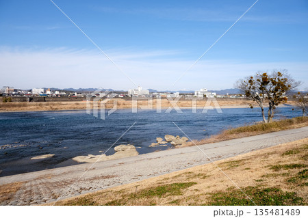 岐阜県可児市_土田付近木曽川7_2025年3月 岐阜県可児市_土田付近木曽川7_2025年3月 135481489