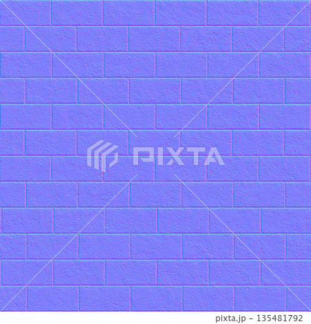 Standard Architecture Brick Bond Normal Map for PBR Texturing Standard Architecture Brick Bond Normal Map for PBR Texturing 135481792