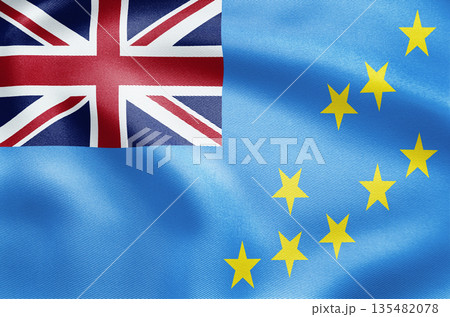Tuvalu national flag with Union Jack and island stars Tuvalu national flag with Union Jack and island stars 135482078