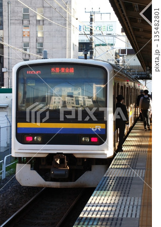 外房線209系電車（東金線直通列車：千葉-大網⇔成東） 135482801