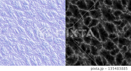 Natural seamless marble pattern with stains. Polished marble via an alpha channel. Natural seamless marble pattern with stains. Polished marble via an alpha channel. 135483885