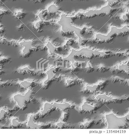 Natural seamless  pattern of iron old rust grunge wall 135484159