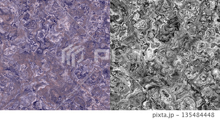 Seamless polished quartz surface.  Polished surface via an alpha channel. 135484448