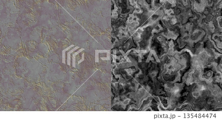 Seamless cave wall surface. Stone background via an alpha channel. Seamless cave wall surface. Stone background via an alpha channel. 135484474