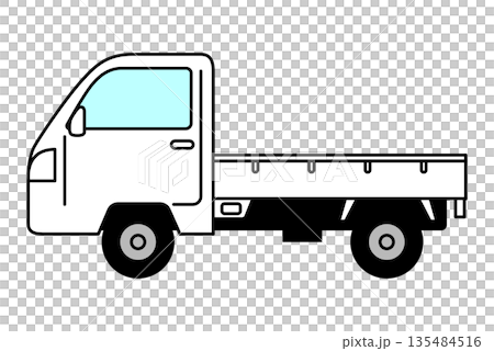 白色輕型卡車（側向） 135484516