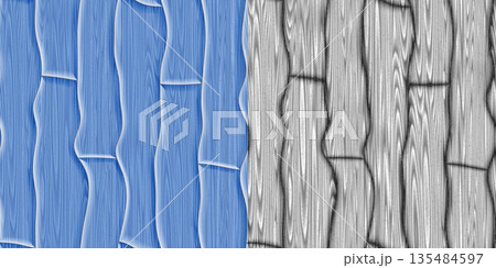 Seamless texture of parquet surface. Wooden background via an alpha channel. 135484597