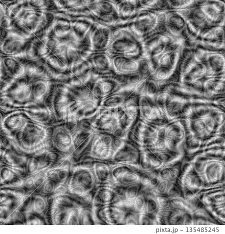 Brownian motion of heavy steel powder filling the entire screen. Seamless pattern. 135485245